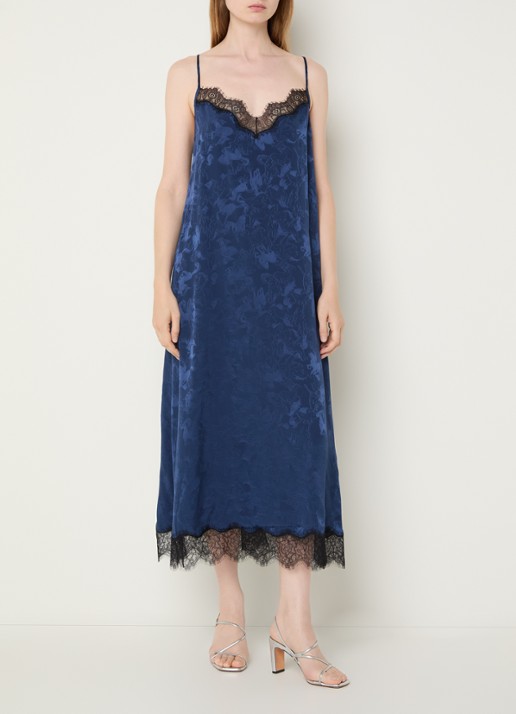 Zadig&Voltaire Respa midi jurk van zijde met print