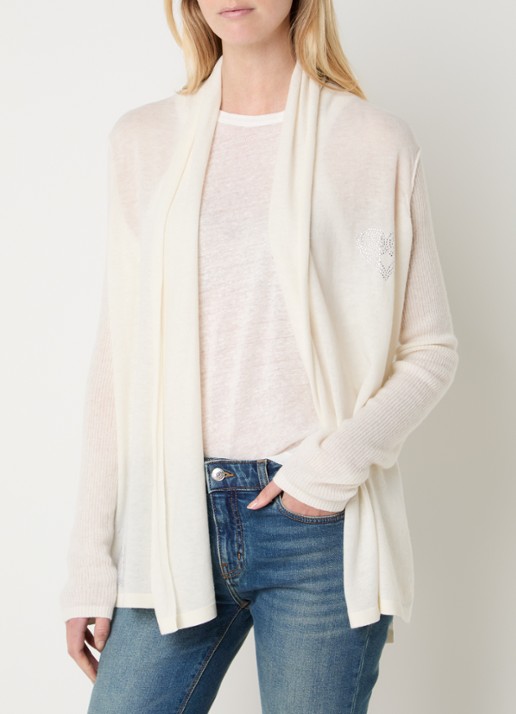 Zadig&Voltaire Robyn openvallend vest van kasjmier