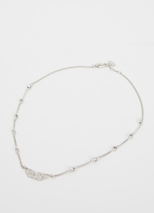 Zadig&Voltaire Rock ketting met kristal - detail 2 zilver