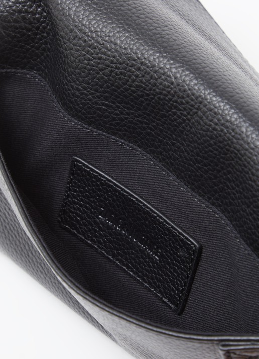 Zadig&Voltaire Rock Mini clutch van leer met afneembare schouderriem - detail 2 zwart