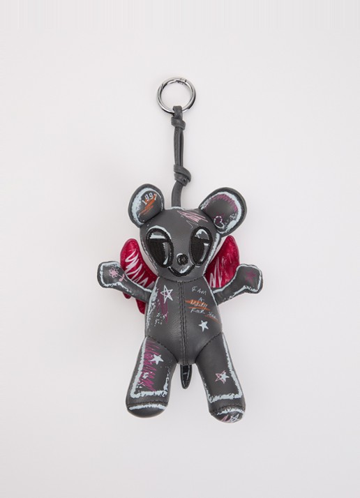 Zadig&Voltaire Sassy Mouse sleutelhanger van leer