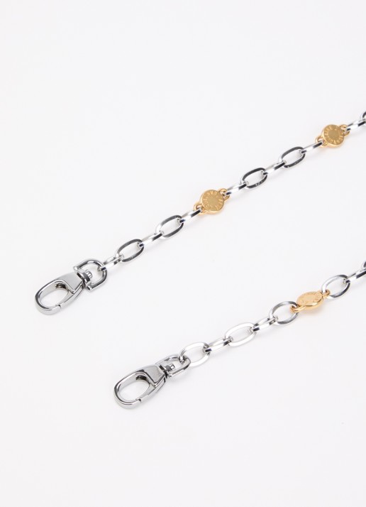 Zadig&Voltaire Schouderriem van staal  - voorkant 2 zilver