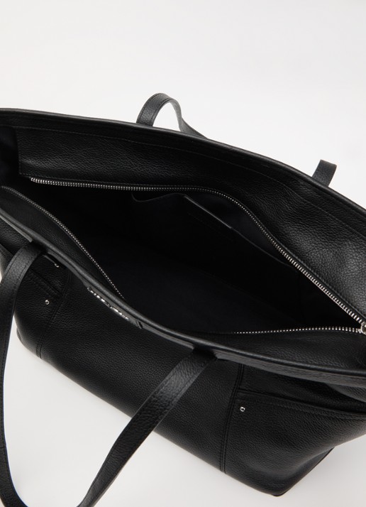 Zadig&Voltaire Shopper van leer met studs - detail 3 zwart
