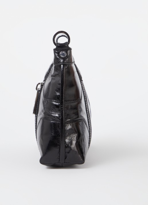 Zadig&Voltaire Sunny Moody crossbodytas van leer met verstelbare schouderriem - detail 5 zwart
