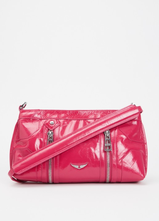 Zadig&Voltaire Sunny Moody crossbodytas van leer met verstelbare schouderriem