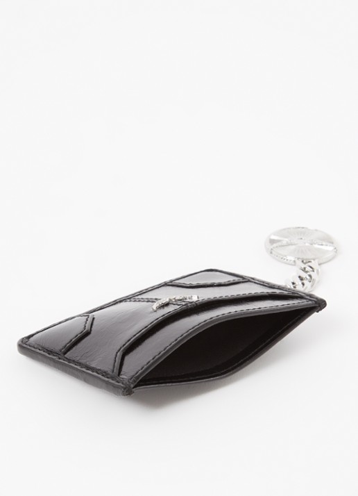 Zadig&Voltaire Sunny Pass pasjeshouder van leer - voorkant 2 zwart