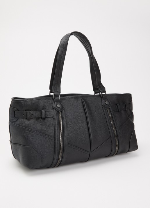 Zadig&Voltaire Sunny shopper van leer - achterkant 5 zwart