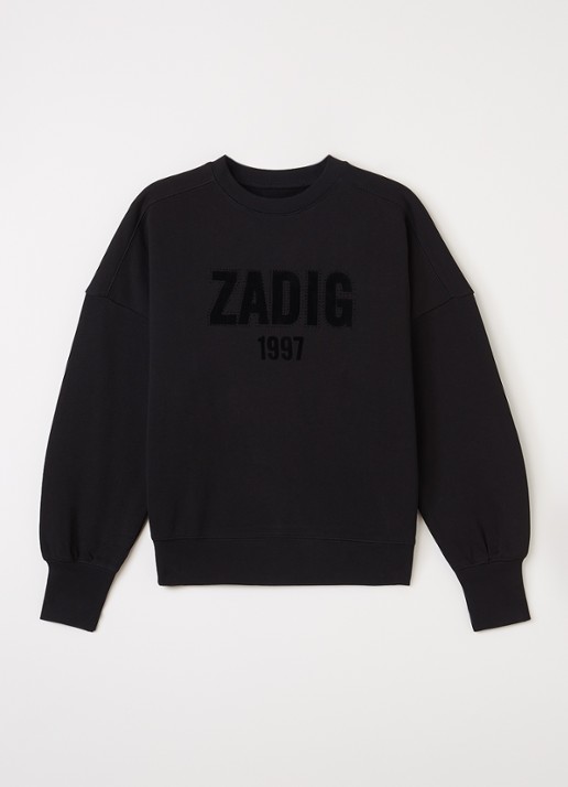 Zadig&Voltaire Sweater flock logoprint
