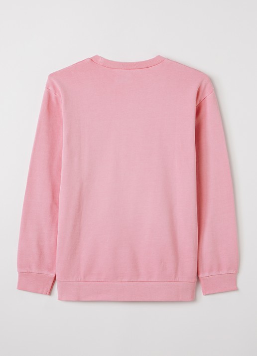 Zadig&Voltaire Sweater met logoprint - voorkant 3 roze