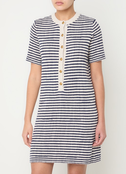 Zadig&Voltaire Tahoe fijngebreide mini jurk met lurex