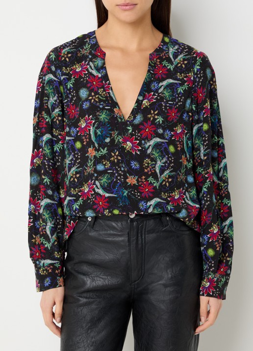 Zadig&Voltaire Torny tuniek met V-hals en print