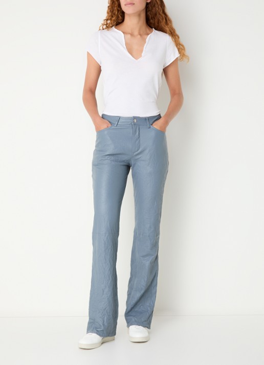 Zadig&Voltaire Tuni T-shirt met V-hals - voorkant 4 wit
