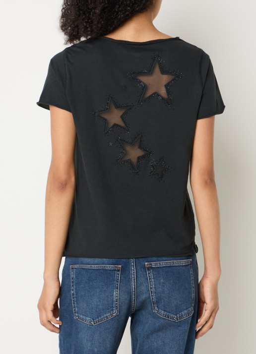 Zadig&Voltaire Tunsien T-shirt met strass