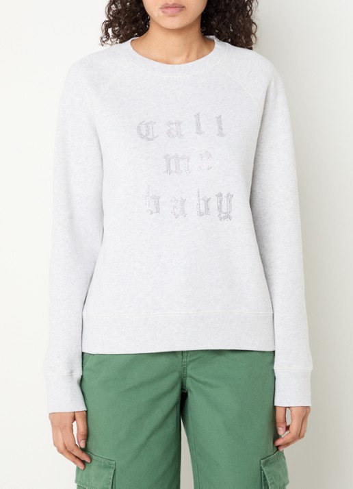 Zadig&Voltaire Upper sweater met strass