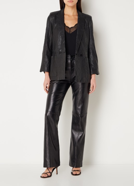 Zadig&Voltaire VISKO CUIR FROI - voorkant 2 zwart