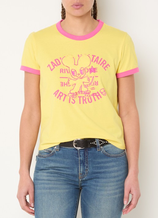 Zadig&Voltaire Woos T-shirt met logoprint en borduring