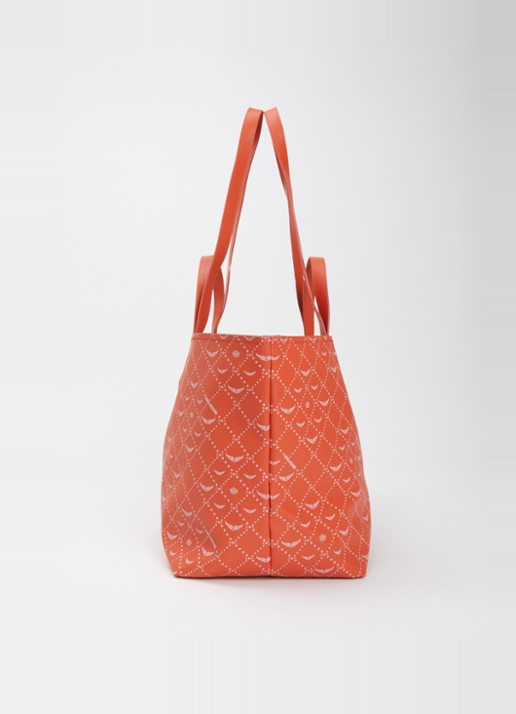 Zadig&Voltaire XL shopper met logoprint - detail 4 orange