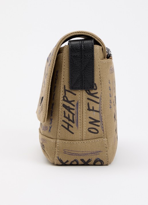 Zadig&Voltaire Z Camp Satchel schoudertas van canvas - detail 4 khaki