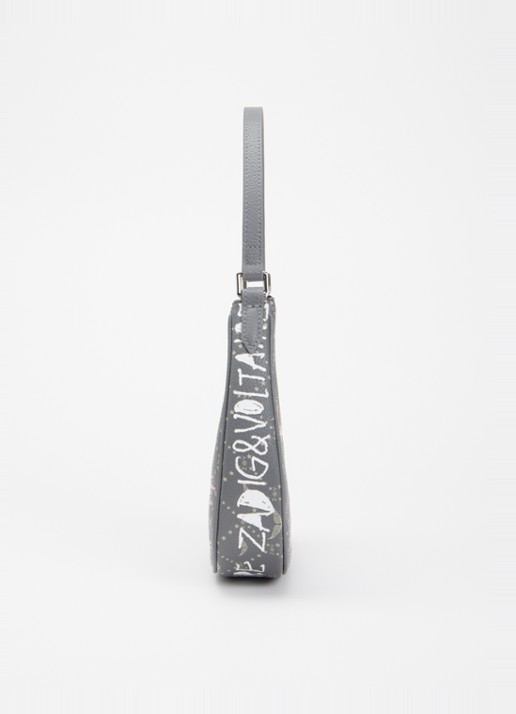 Zadig&Voltaire Z Night Out Monogram schoudertas van imitatieleer  - detail 2 grijs