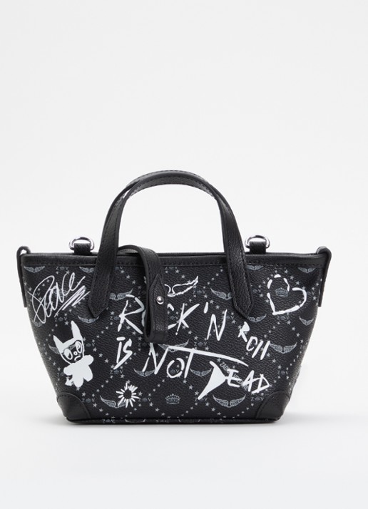 Zadig&Voltaire Z Shopper Nano handtas met logoprint en afneembare schouderriem