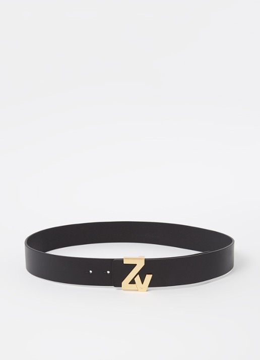Zadig&Voltaire ZV riem van leer met logo