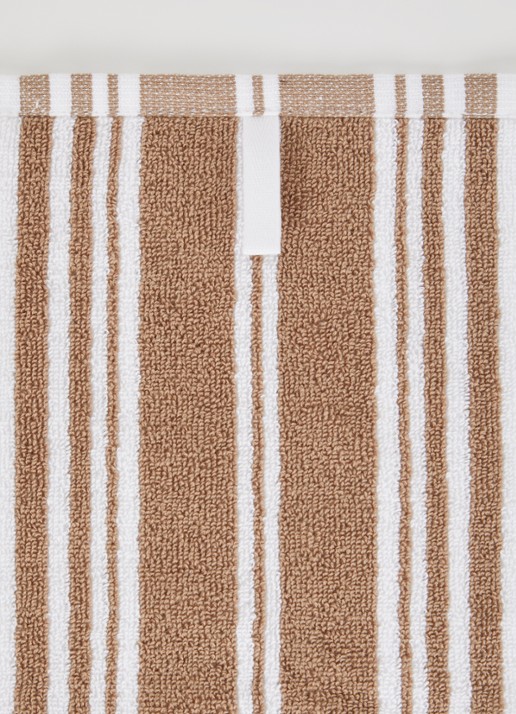 ZicZac Culinary keukendoek 50 x 76 cm set van 3 - detail 3 bruin