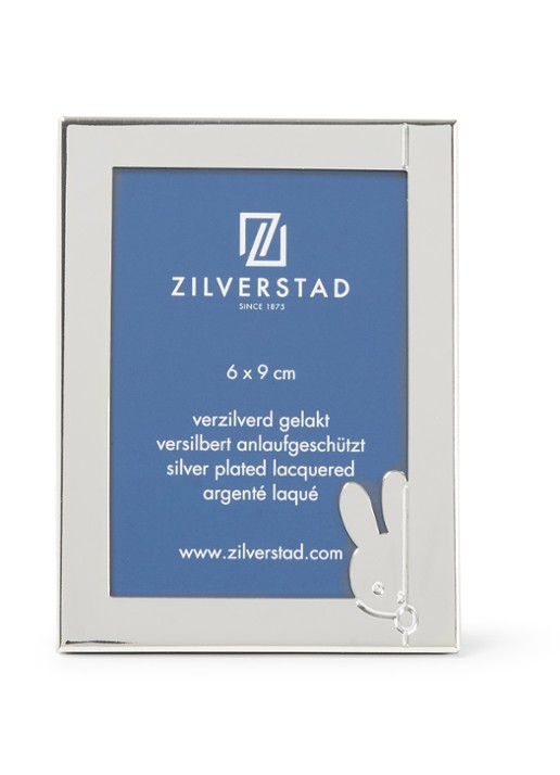 Zilverstad Nijntje fotolijst - voorkant 2 zilver