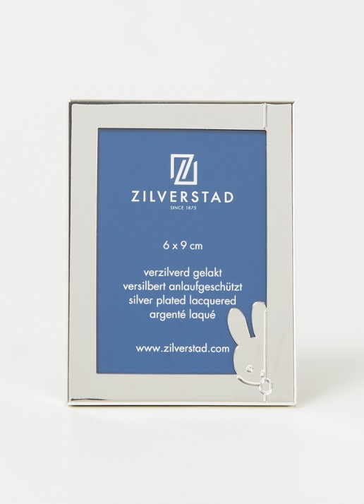 Zilverstad Nijntje fotolijst - voorkant 3 zilver