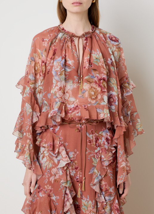 Zimmermann Awaken tuniek met bloemenprint