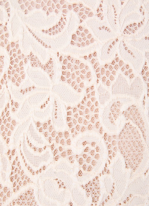 Zimmermann Body top van kant met opstaande kraag - detail 5 beige