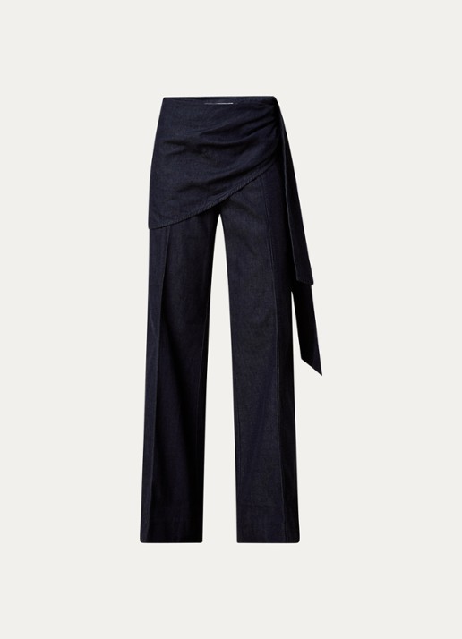 Zimmermann High waist flared jeans met donkere wassing