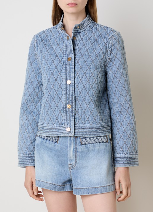 Zimmermann Indra spijkerjas met quilt patroon