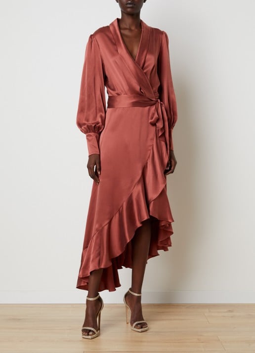 Zimmermann Maxi tuniekjurk met overslag