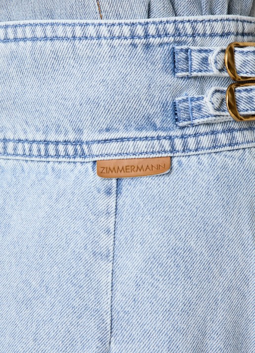 Zimmermann Midi spijkerrok met steekzakken - detail 5 jeans