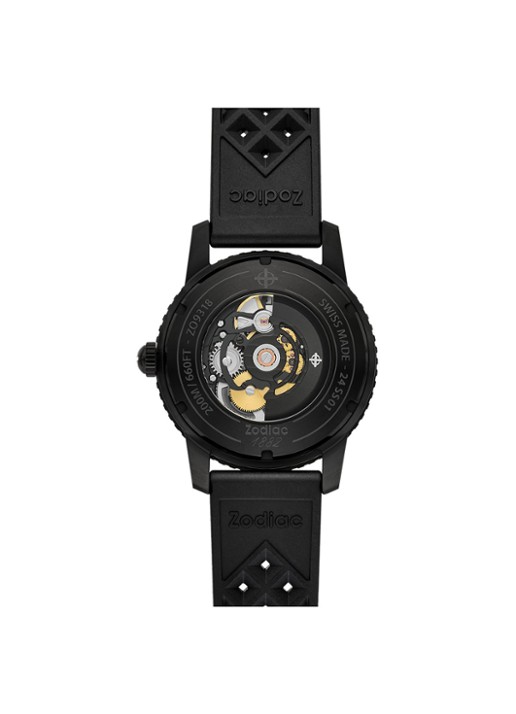 Zodiac Compression Diver Horloge ZO9318 - detail 3 zwart