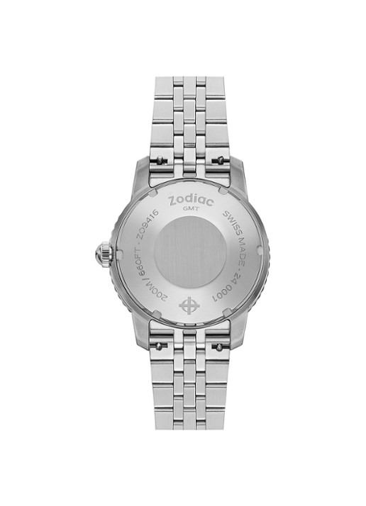 Zodiac Gmt horloge ZO9416 - detail 3 zilver