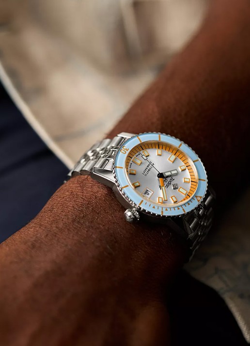 Zodiac Super Sea Wolf Compression Diver Automatic horloge ZO9304 - voorkant 2 zilver