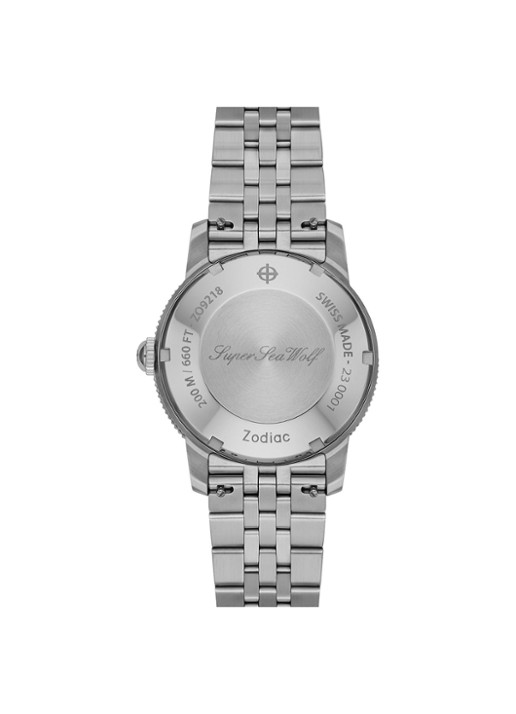 Zodiac Super Sea Wolf Skin horloge ZO9218 - detail 3 zilver