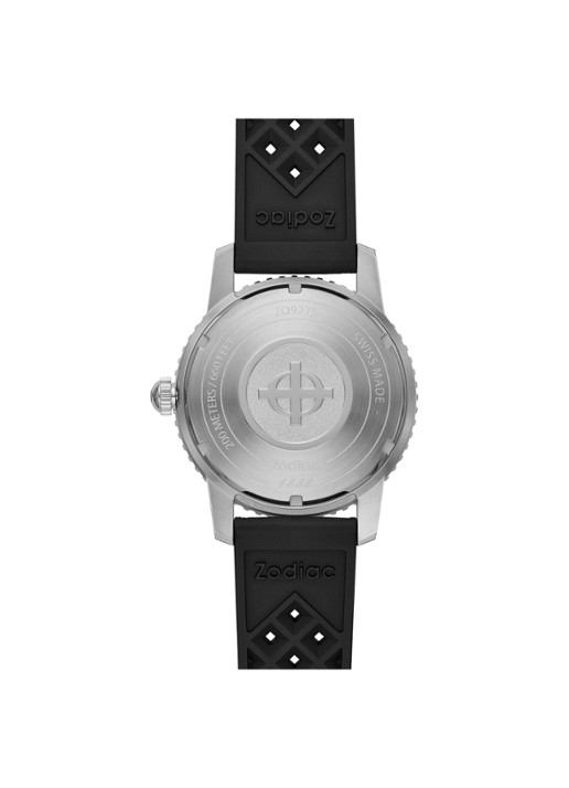 Zodiac Super Seawolf horloge ZO9275 - detail 4 zwart