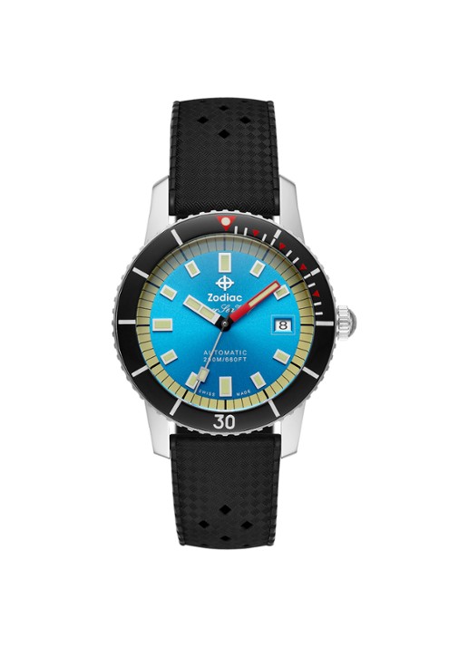 Zodiac Super Seawolf horloge ZO9275 - voorkant zwart