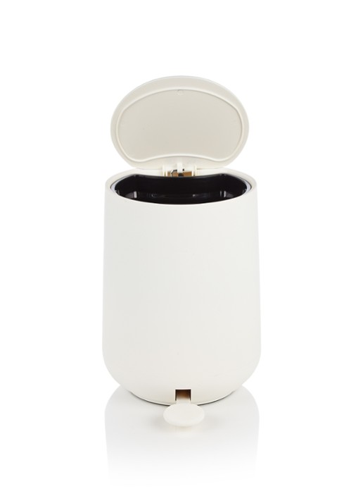 Zone Nova pedaalemmer 5 liter - voorkant 2 wit