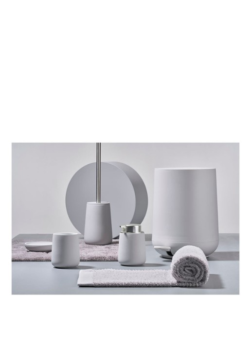 Zone Nova toiletborstel met houder - voorkant 3 wit