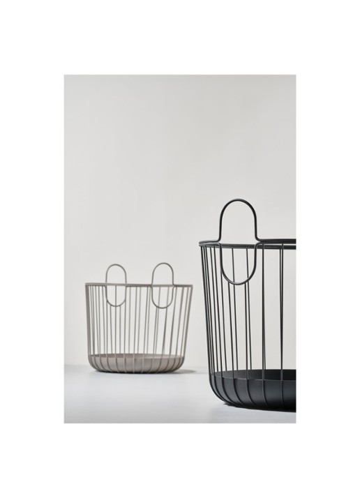 Zone Opbergmand Uni 41 cm - voorkant 2 zwart