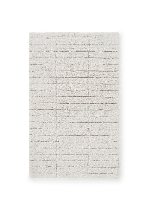 Zone Tiles badmat 50 x 80 cm - voorkant lichtgrijs