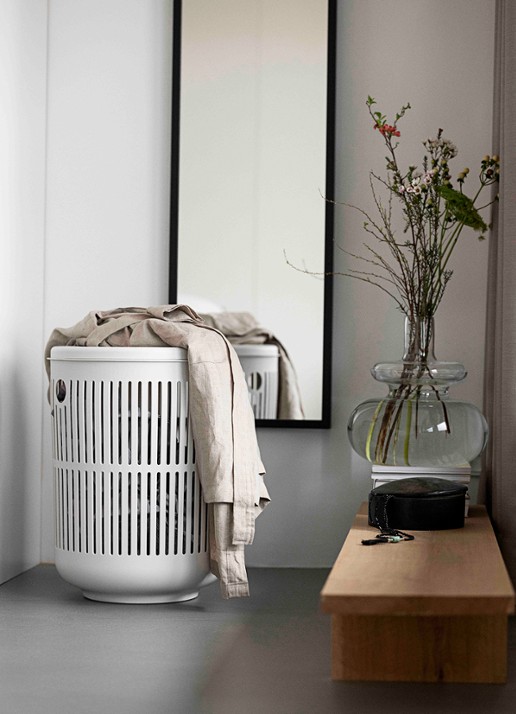 Zone Ume wasmand 60 L - voorkant 2 wit