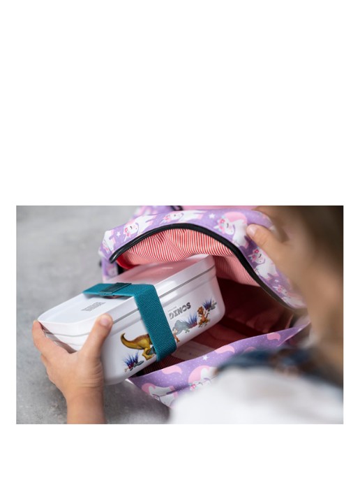 Zwilling Dino Fresh & Save Vacuüm lunchbox  - voorkant 2 gebroken wit