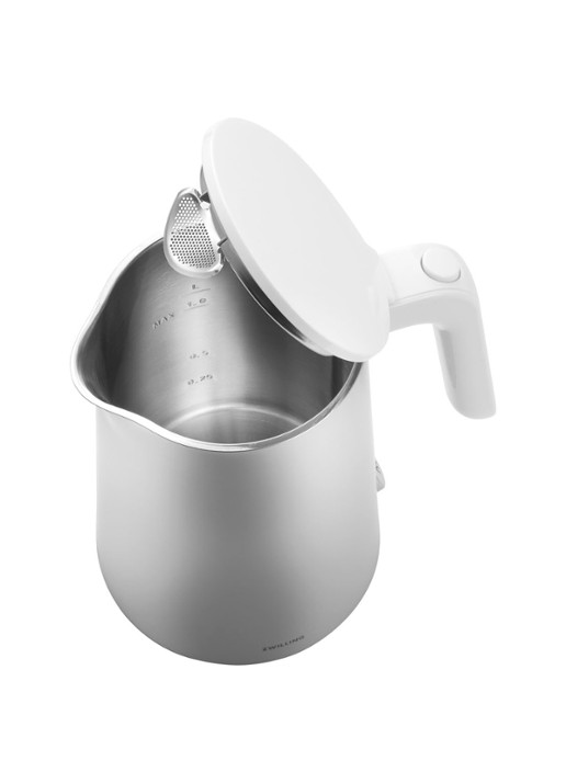 Zwilling Enfinigy Mini waterkoker 1 liter - detail zilver