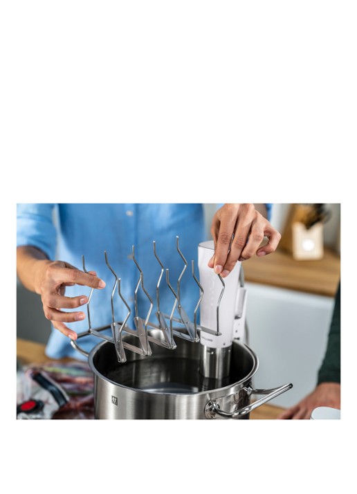 Zwilling Enfinigy Sous-vide rek - voorkant 2 zilver