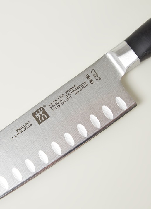 Zwilling Four Star santokumes 31 cm - detail 3 zwart