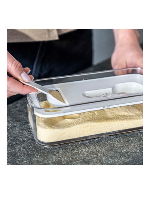 Zwilling Fresh & Save Cube M inzet met lepel - voorkant 6 wit
